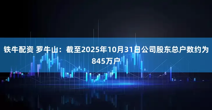 铁牛配资 罗牛山：截至2025年10月31日公司股东总户数约为845万户